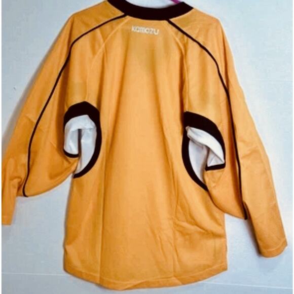 Kamazu Hockey Jersey Adult Medium Orange Black White Mesh Practice Scrimmage NWT - Picture 2 of 6